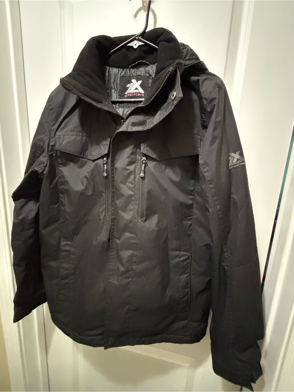ZeroXposur Men's Black Waterproof Jacket